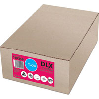 tudor dlx envelopes banker plainface moist seal 80gsm 120 x 235mm white box 1000