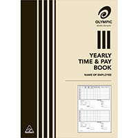olympic yearly time and pay book a5