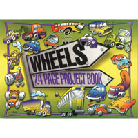 olympic p522 wheels project book 8mm ruled 100gsm 24 page 273 x 375mm