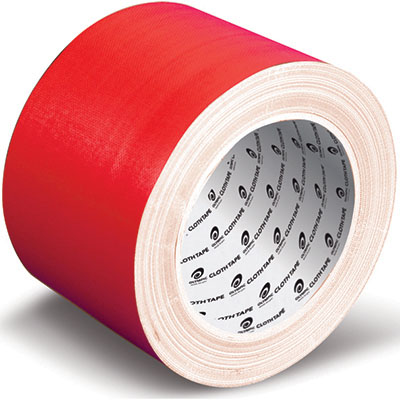 Image for OLYMPIC CLOTH TAPE 75MM X 25M RED from That Office Place PICTON