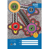 cultural choice exercise book 8mm ruled 70gsm 96 page a4 motif