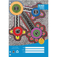 cultural choice binder book 8mm ruled 70gsm 96 page a4 motif