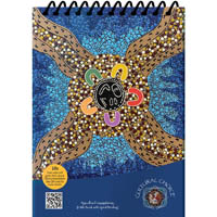cultural choice pocket book top spiral bound 8mm ruled 70gsm 96 page motif