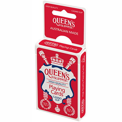 Image for QUEENS SLIPPER PLAYING CARDS 52S SINGLES PACK from Mitronics Corporation