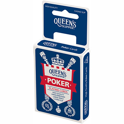 Image for QUEENS SLIPPER PLAYING CARDS POKER 52S LARGE IMAGE PACK from Positive Stationery
