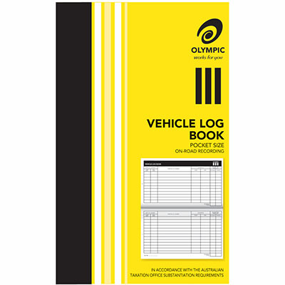 Image for OLYMPIC VEHICLE LOG BOOK 64 PAGE 180 X 110MM PACK 10 from BusinessWorld Computer & Stationery Warehouse
