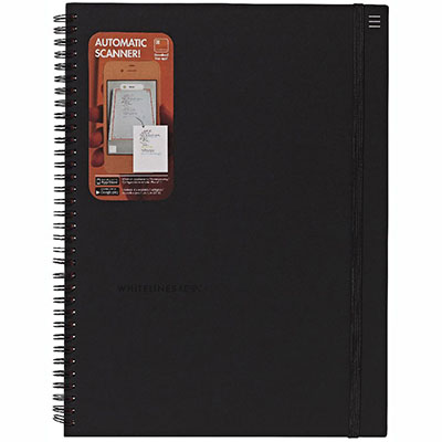 Image for WHITELINES HARDCOVER NOTEBOOK 8MM RULED 160 PAGE 100GSM A4 from Clipboard Stationers & Art Supplies