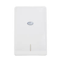 livi compact interleave towel dispenser 350 x 86 x 230mm white