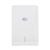 livi compact interleave towel dispenser 235 x 95 x 355mm white