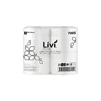 livi basics jumbo roll toilet 1-ply 500m carton 8