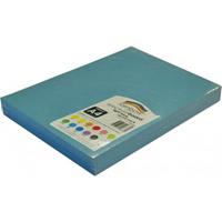 rainbow spectrum board 220gsm a4 light blue pack 100