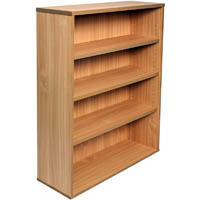 rapid span bookcase 3 shelf 900 x 315 x 1200mm beech