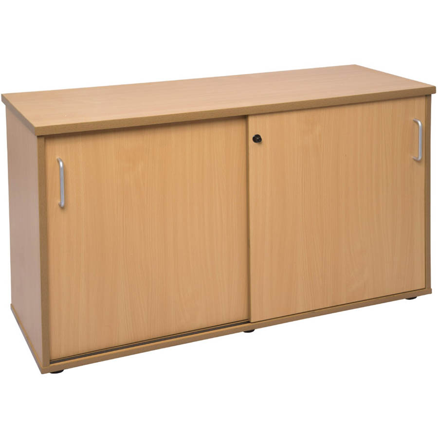 Image for RAPID SPAN CREDENZA SLIDING DOOR LOCKABLE 1200 X 450 X 730MM BEECH from Australian Stationery Supplies