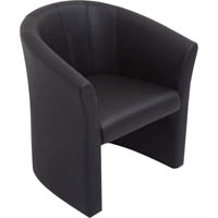 rapidline space executive tub chair single seater pu black