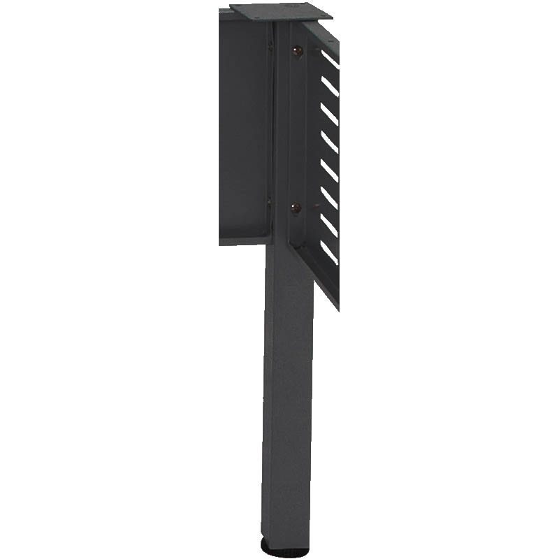 Image for RAPID SPAN CORNER WORKSTATION SQUARE POLE BLACK from Prime Office Supplies