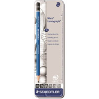 staedtler 100 mars lumograph sketching pencil assorted degrees box 6