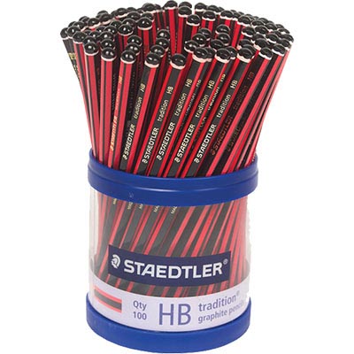 Image for STAEDTLER 110 TRADITION GRAPHITE PENCILS HB CUP 100 from Australian Stationery Supplies
