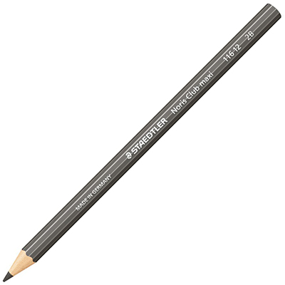 Image for STAEDTLER 116 NORIS CLUB MAXI LEARNER GRAPHITE PENCILS 2B BOX 12 from Memo Office and Art