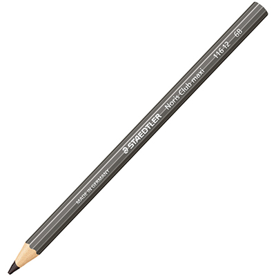 Image for STAEDTLER 116 NORIS CLUB MAXI LEARNER GRAPHITE PENCILS 6B BOX 12 from Mitronics Corporation