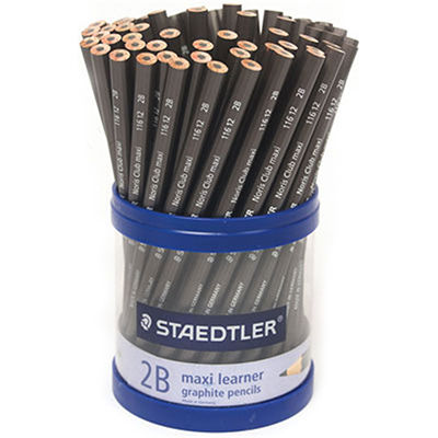 Image for STAEDTLER 116 NORIS CLUB MAXI LEARNER GRAPHITE PENCIL 2B TUB 70 from Mitronics Corporation