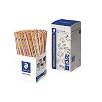 staedtler 119 natural jumbo triangular pencils hb tub 72