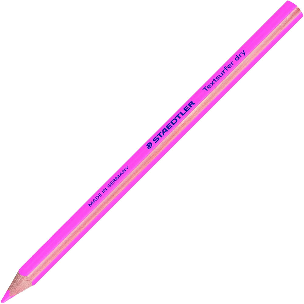 Image for STAEDTLER 128 TEXTSURFER TRIANGULAR HIGHLIGHTER PENCILS PINK BOX 12 from Clipboard Stationers & Art Supplies
