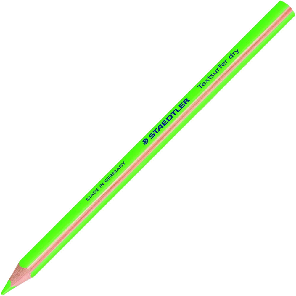 Image for STAEDTLER 128 TEXTSURFER TRIANGULAR HIGHLIGHTER PENCILS GREEN BOX 12 from BusinessWorld Computer & Stationery Warehouse