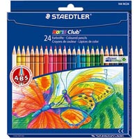 staedtler 144 noris club aquarell watercolour pencils assorted box 24