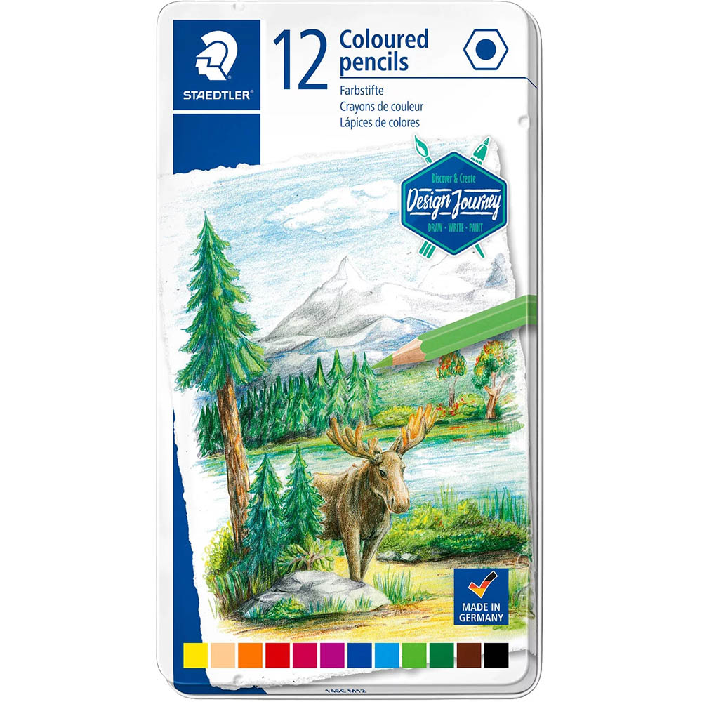 Image for STAEDTLER 146C COLOURED PENCILS ASSORTED PACK 12 from Prime Office Supplies