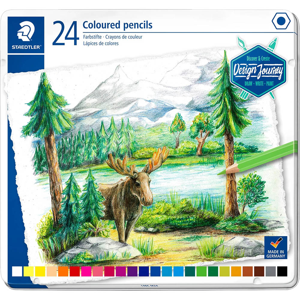 Image for STAEDTLER 146C COLOURED PENCILS ASSORTED PACK 24 from Clipboard Stationers & Art Supplies
