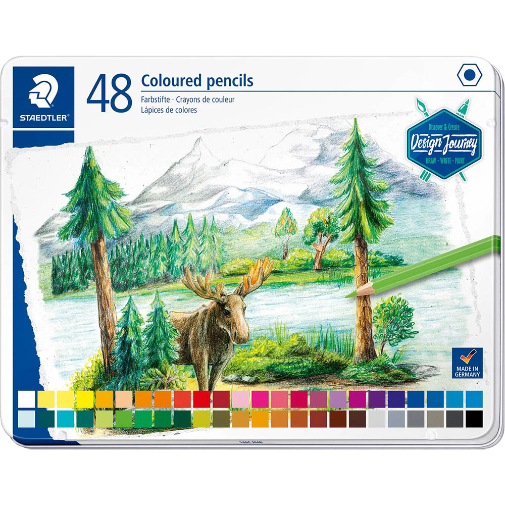 Image for STAEDTLER 146C COLOURED PENCILS ASSORTED PACK 48 from Clipboard Stationers & Art Supplies