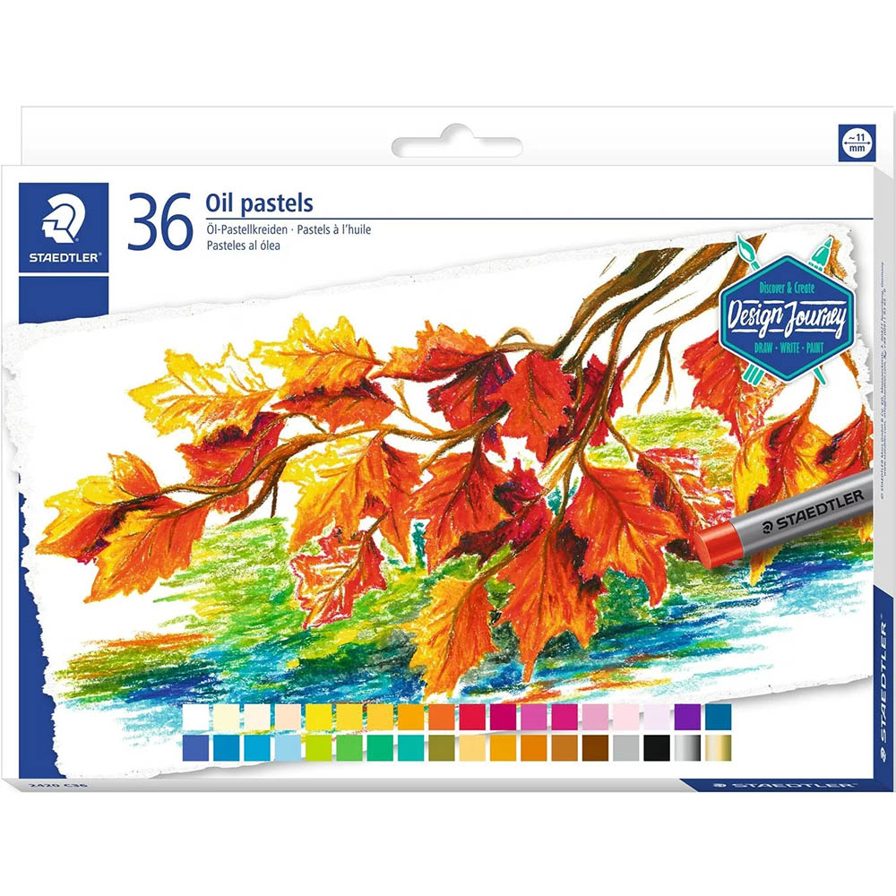 Image for STAEDTLER 2420 OIL PASTELS ASSORTED PACK 36 from Prime Office Supplies