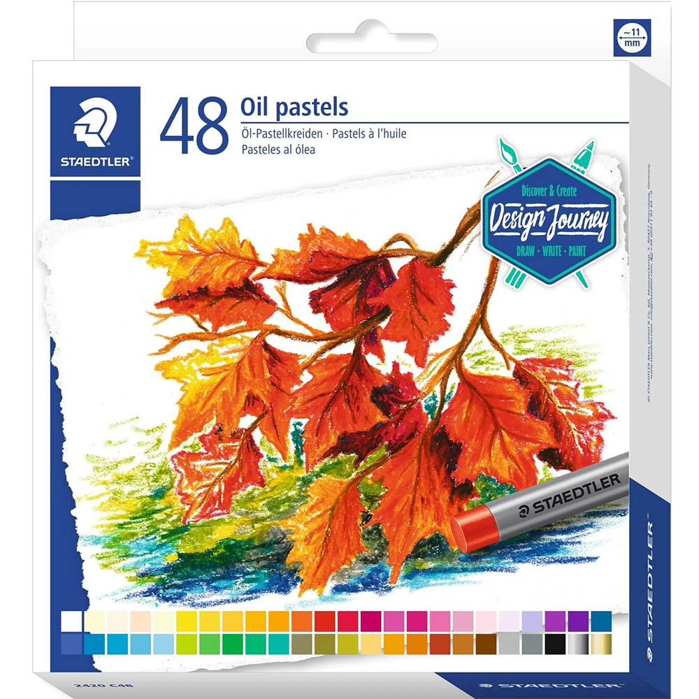Image for STAEDTLER 2420 OIL PASTELS ASSORTED PACK 48 from Memo Office and Art