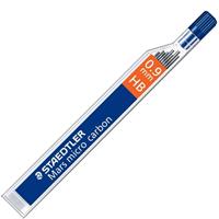 staedtler 250 mars micro carbon mechanical pencil lead refill hb 0.9mm tube 12