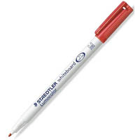 staedtler 301 lumocolor whiteboard pen red box 10