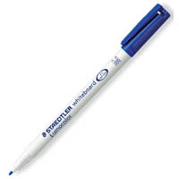 staedtler 301 lumocolor whiteboard pen blue box 10