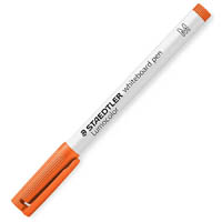 staedtler 301 lumocolor whiteboard pen orange box 10