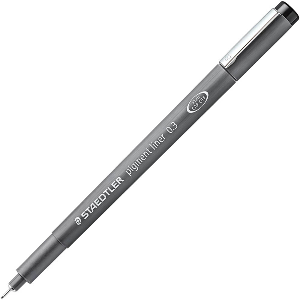 Image for STAEDTLER 308 PIGMENT LINER FINELINER 0.3MM BLACK from That Office Place PICTON