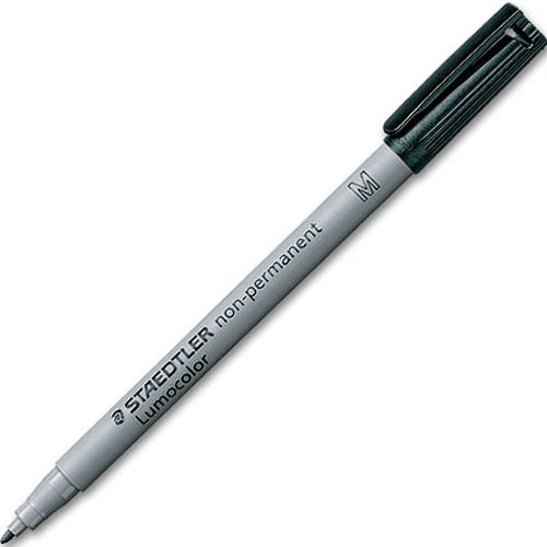 Image for STAEDTLER 315 LUMOCOLOR NON-PERMANENT MARKER BULLET MEDIUM 1.0MM BLACK from That Office Place PICTON