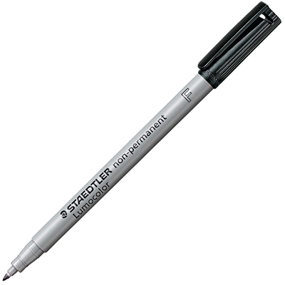Image for STAEDTLER 316 LUMOCOLOR NON-PERMANENT MARKER FINE 0.6MM BLACK from Memo Office and Art