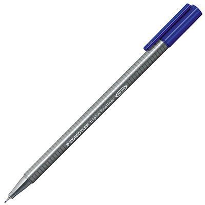 Image for STAEDTLER TRIPLUS 334 FINELINER SUPERFINE PEN 0.3MM BLUE from That Office Place PICTON
