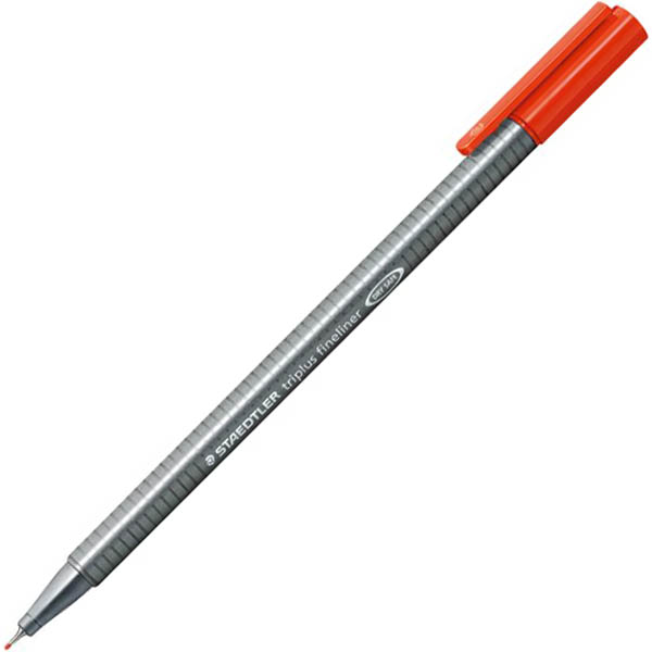 Image for STAEDTLER TRIPLUS 334 FINELINER SUPERFINE PEN 0.3MM RED from BusinessWorld Computer & Stationery Warehouse
