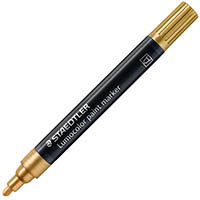 staedtler 349 lumocolor paint marker bullet 2.4mm gold