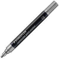 staedtler 349 lumocolor paint marker bullet 2.4mm silver