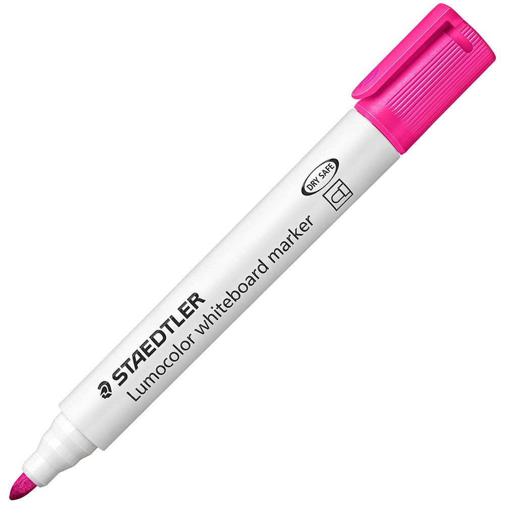 Image for STAEDTLER 351 LUMOCOLOR WHITEBOARD MARKER BULLET PINK from That Office Place PICTON