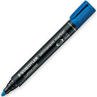 staedtler 352 lumocolor permanent marker bullet 2.0mm blue