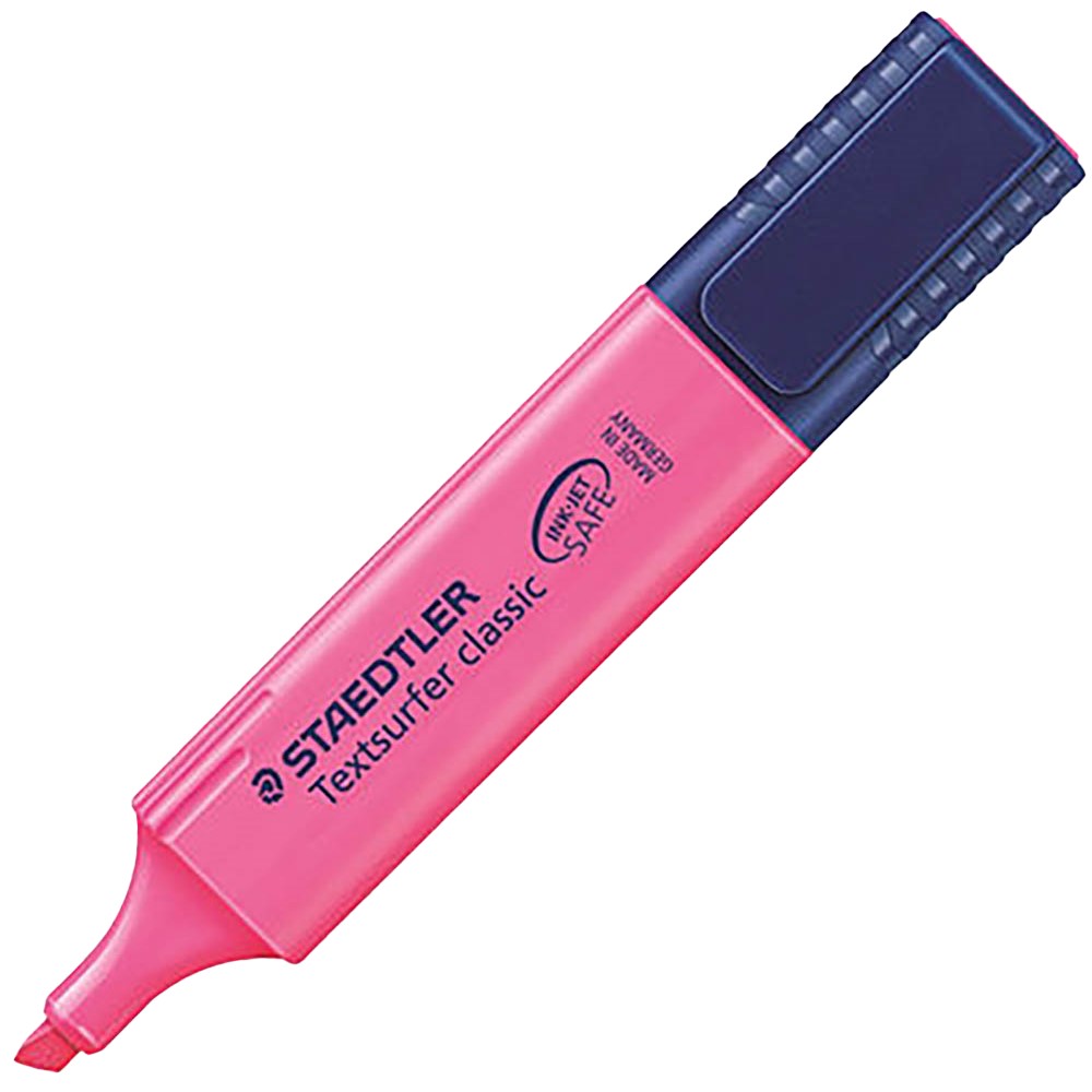 Image for STAEDTLER 364 TEXTSURFER CLASSIC HIGHLIGHTER CHISEL PINK from Office Fix - WE WILL BEAT ANY ADVERTISED PRICE BY 10%