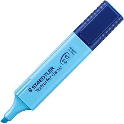 Image for STAEDTLER 364 TEXTSURFER CLASSIC HIGHLIGHTER CHISEL BLUE from That Office Place PICTON