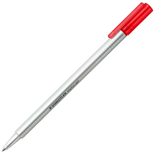 Image for STAEDTLER 462 TRIPLUS GEL PEN 0.7MM RED BOX 10 from York Stationers