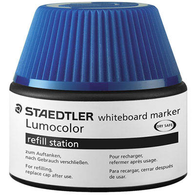 Image for STAEDTLER 488-51 LUMOCOLOR WHITEBOARD MARKER REFILL STATION 20ML BLUE from Mitronics Corporation